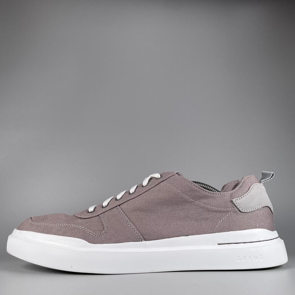 Cole Haan GrandPrø Court Rally Men's Size 12 M Gray Canvas Sneakers Casual Shoes